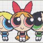 power puff girls cross stich pattern