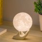 White Moon Lamp, 3D White Moon Lamp, Moon Night Light