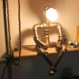 Industrial Pipe Robot Desk Lamp, White Pipe Robot Lamp