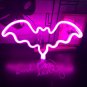 Pink Bat LED Neon Sign, Bat Neon Wall Light