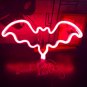 Red Bat LED Neon Sign, Bat Neon Wall Light