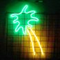 Green Palm Tree LED Neon Sign, Palm Tree Neon Wall Light