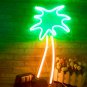 Green Palm Tree LED Neon Sign, Palm Tree Neon Wall Light