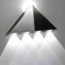 Cool White Triange Wall Lamp, Cool White Triangle Wall Light