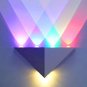 Rainbow Triange Wall Lamp, White Triangle Wall Light