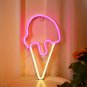 Pink and White Ice Cream LED Neon Sign, Ice Cream Neon Sign