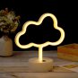 Warm White Cloud LED Neon Lamp, Cloud Neon Lamp, White Desk Lamp