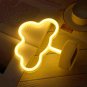 Warm White Cloud LED Neon Lamp, Cloud Neon Lamp, White Desk Lamp
