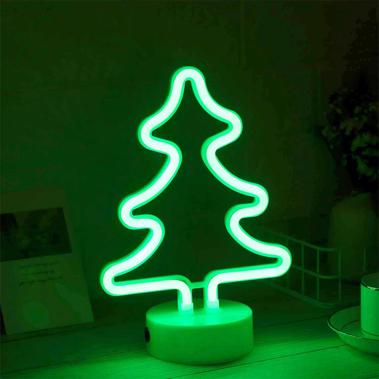 Tree LED Neon Lamp, Tree Neon Lamp, Tree Desk Lamp