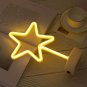 White Star LED Neon Lamp, Star Neon Lamp, Star Desk Lamp