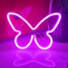 Pink Butterfly LED Neon Sign, Butterfly Wall Light