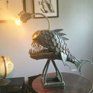 Handmade Angler Fish Desk Lamp, Camera Lamp