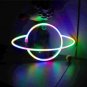 Rainbow Planet LED Neon Sign, Planet Wall Light