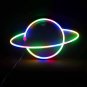 Rainbow Planet LED Neon Sign, Planet Wall Light