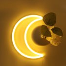 Warm White Moon LED Neon Sign, Moon Neon Wall Light