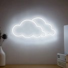 White Double Cloud LED Neon Sign, Cloud Neon Wall Light