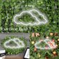 White Double Cloud LED Neon Sign, Cloud Neon Wall Light