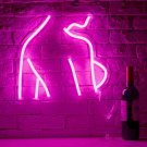 Pink Girl Back LED Neon Sign, Pink Girl Neon Sign, Pink Neon Wall Light