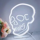 Cool White Skull LED Neon Sign, White Neon Wall Light