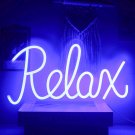 Blue Relax LED Neon Sign, Blue Relax Wall Light