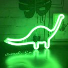 Green Dino LED Neon Sign, Dinosaur Neon Wall Light
