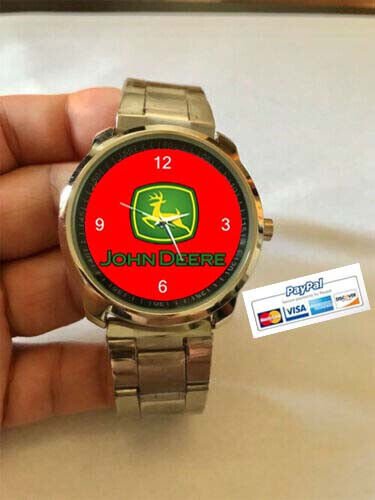 Best Limited! John Deere Logo Sport Metal Watch Special For Gift