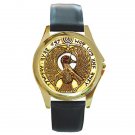 Best Limited! Staff of RA Headpiece Round Gold Metal Watch Special For Gift