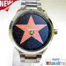 Star Of Fame Arnold Schwarzenegger Unisex Sport Silver One Size Metal Watch