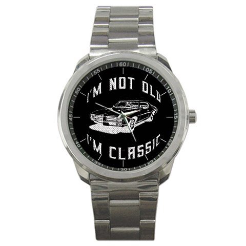 Best Limited! I'm Not Old I'm Classic Black Custom Metal Watch Special For Gift