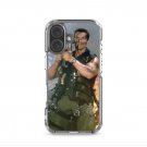 For iPhone 16 Arnold Schwarzeneger Rocket Launcher Clear Case for iPhone®