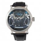Best Limited! Nissan GTR Concept Steering Wheel Black Leather Strap Watch