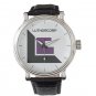LuthorCorp Unisex Black Leather Strap Watch Special For Gift