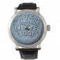 MST3K Logo Black Leather Strap Watch Special For Gift
