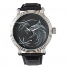The Witcher Wolf Black Leather Strap Watch Special For Gift