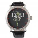 Star Wars Yoda Lightsaber Best Dad Black Leather Strap Watch Best For Gift