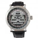 Toyota Land Cruiser Speedometer Black Leather Strap Watch