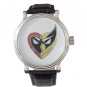 Deadpool and Wolverine Black Leather Strap Watch Special For Gift