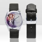 Taylor Swift Pose Rare  Unisex Leather Watch Special For Gift