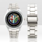 Alfa Roméo Logo Silver Metal Watch Special For Gift