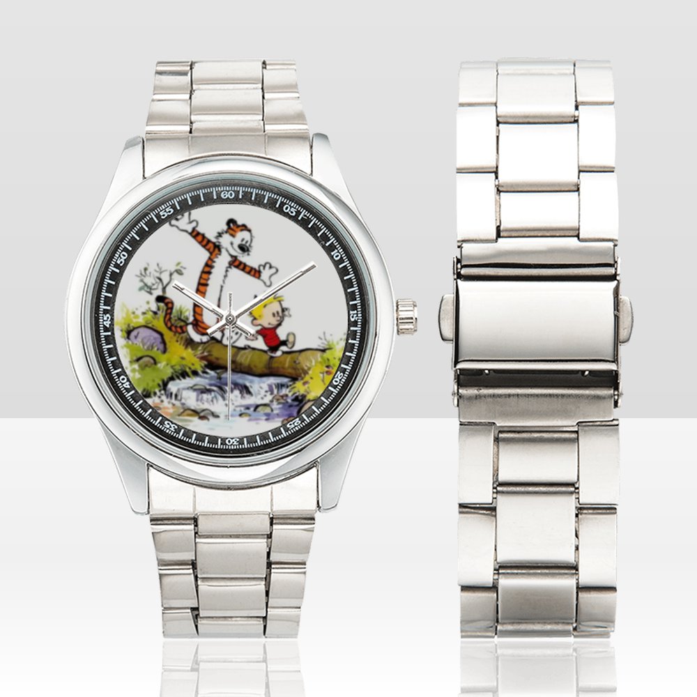 Cute Tiger Silver Metal Watch Special For Gift