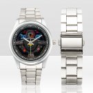 Ferrari 488 Steering Wheel Silver Metal Watch Special For Gift