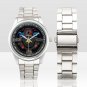 Ferrari 488 Steering Wheel Silver Metal Watch Special For Gift