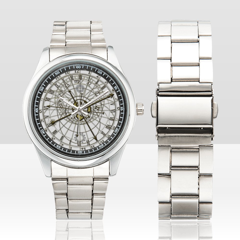 Astronomical Silver Metal Watch Special For Gift