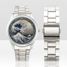 The Great Wave off Kanagawa Silver Metal Watch Special For Gift