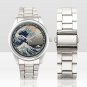 The Great Wave off Kanagawa Silver Metal Watch Special For Gift