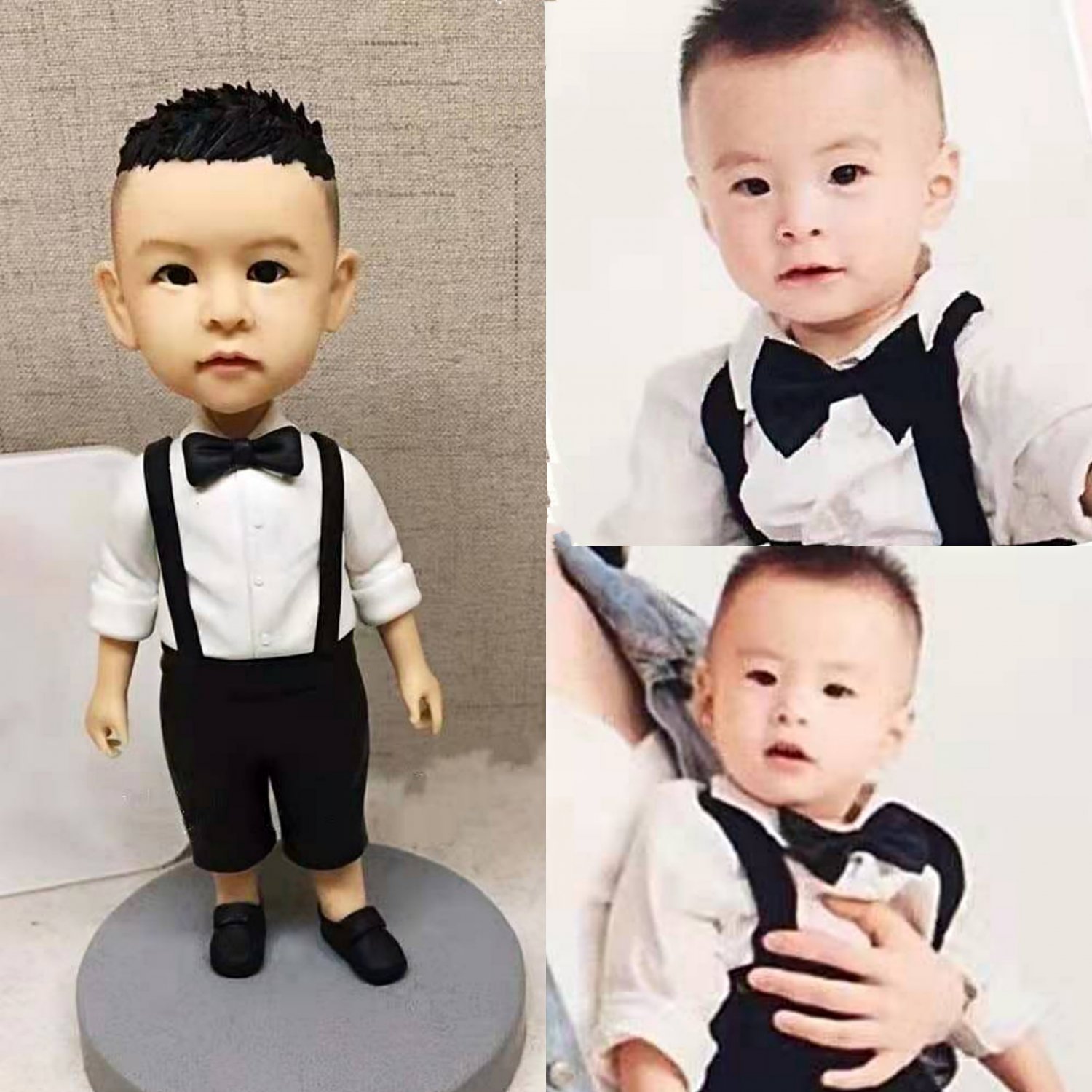 Custom Handmade 3D art Doll, Personalized Figurine For Baby, Baby Shower Gifts for Kids