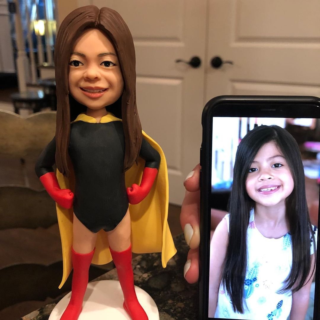 Custom Handmade 3D art Doll, Personalized Figurine For Baby, Baby Shower Gifts for Kids