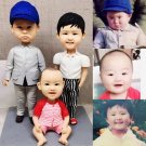 Custom Handmade 3D art Doll, Personalized Figurine For Baby, Baby Shower Gifts for Kids