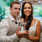 Custom Handmade 3D art Doll, Personalized Wedding Figurine For Couples, Anniversary Gifts Parents