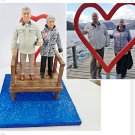 Custom Handmade 3D art Doll, Personalized Wedding Figurine For Couples, Anniversary Gifts Parents